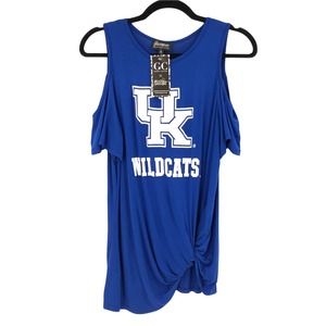 NEW Gameday Couture UK Kentucky Wildcats Cold Shoulder Top